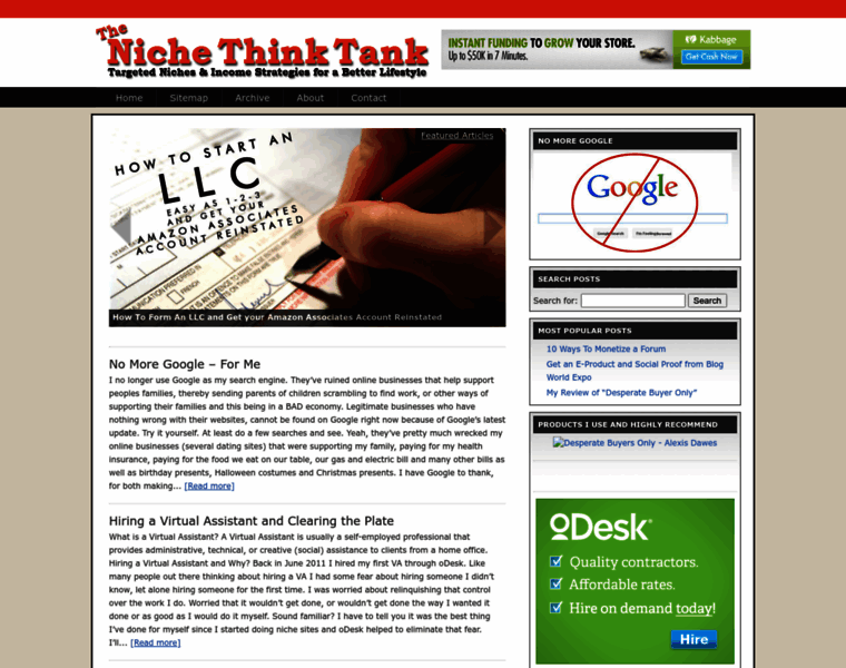 Thenichethinktank.com thumbnail
