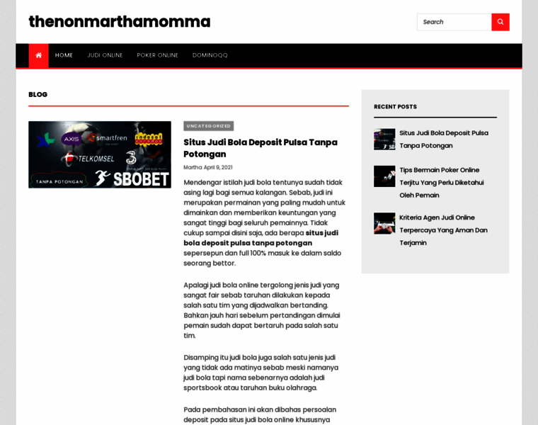 Thenonmarthamomma.com thumbnail