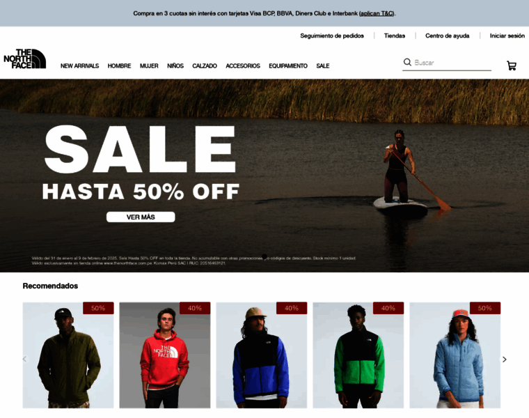 Thenorthface.com.pe thumbnail