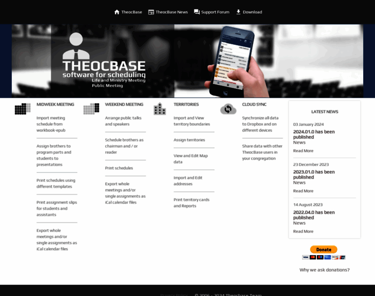 Theocbase.net thumbnail