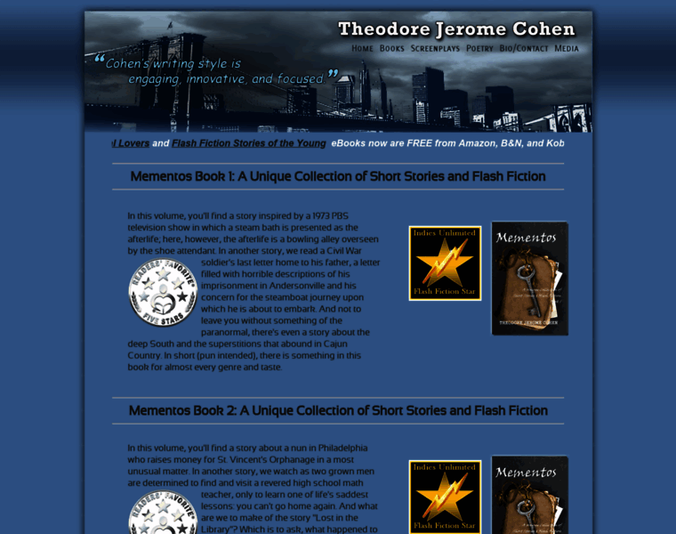 Theodore-cohen-novels.com thumbnail