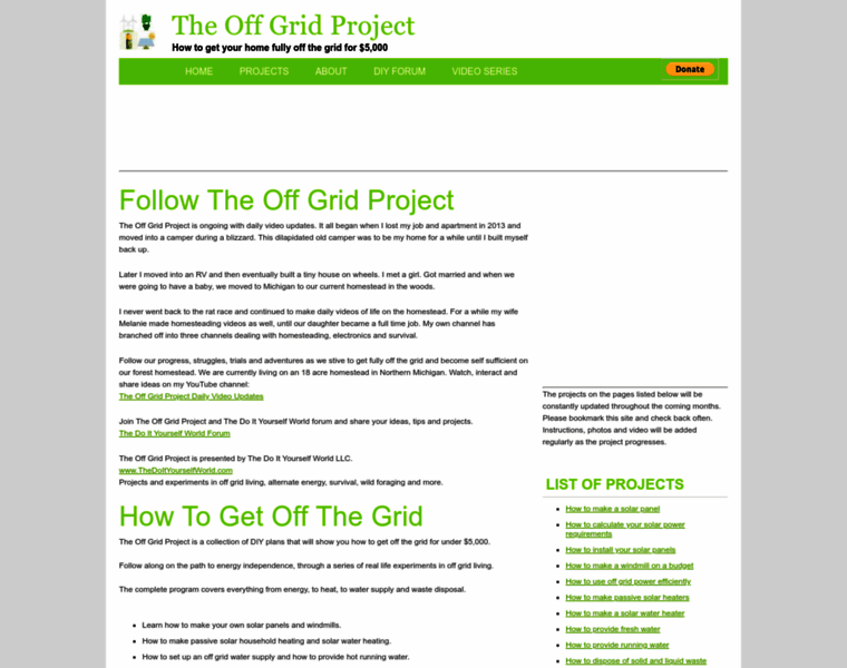 Theoffgridproject.com thumbnail