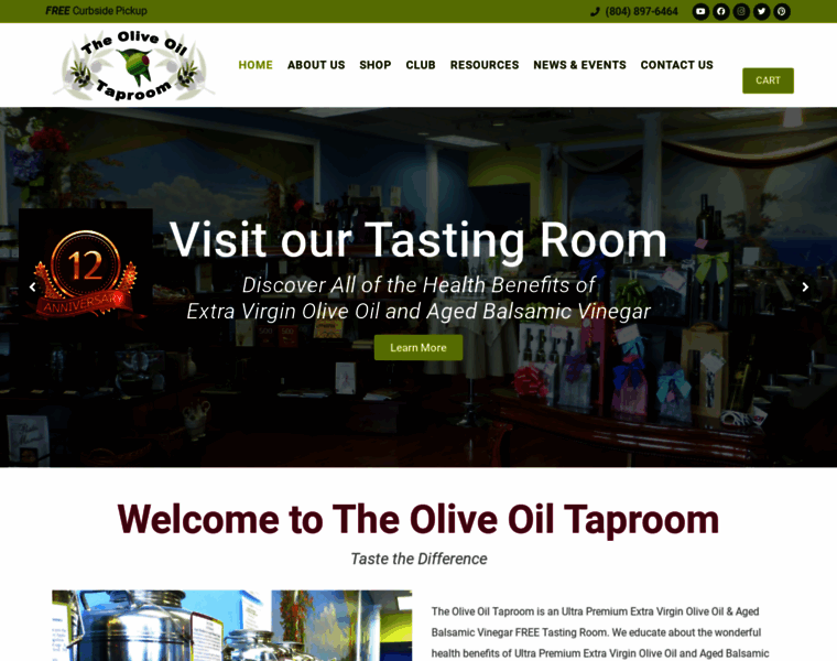 Theoliveoiltaproom.com thumbnail