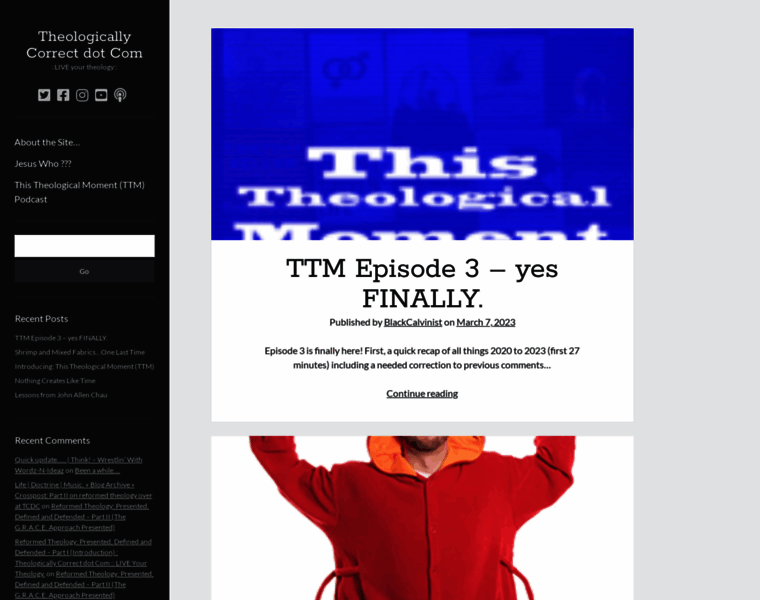 Theologicallycorrect.com thumbnail