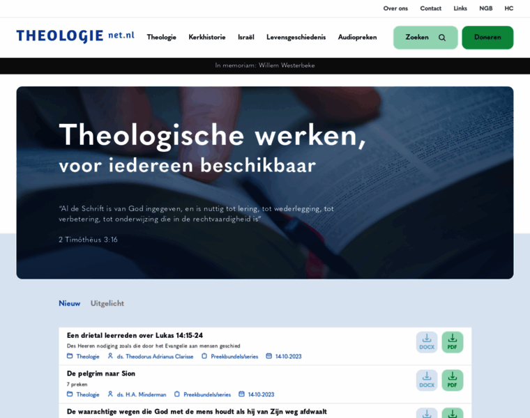 Theologienet.nl thumbnail