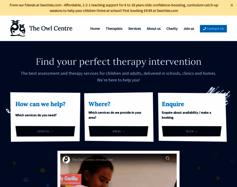Theowltherapycentre.co.uk thumbnail