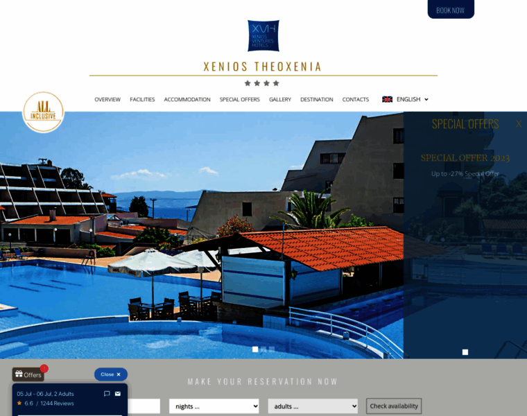 Theoxenia-beach-hotel.com thumbnail