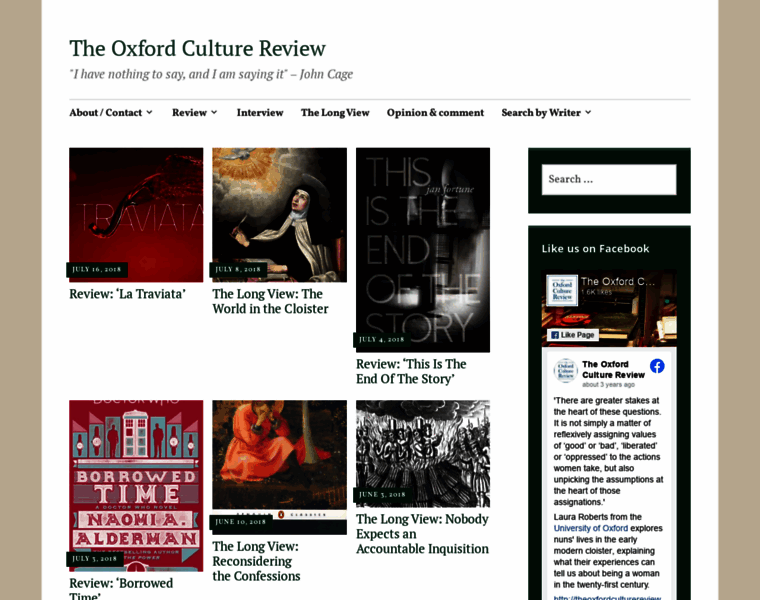 Theoxfordculturereview.com thumbnail