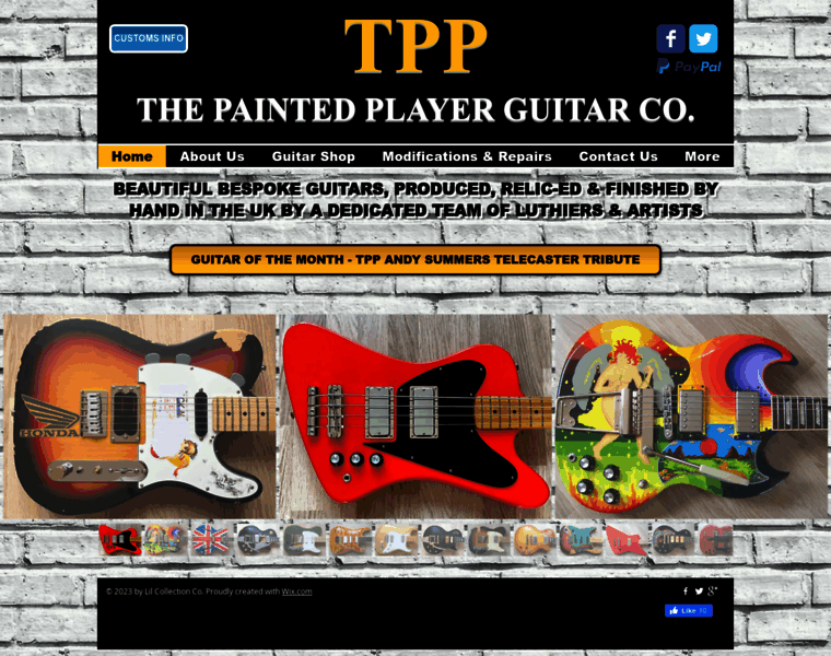 Thepaintedplayer.co.uk thumbnail