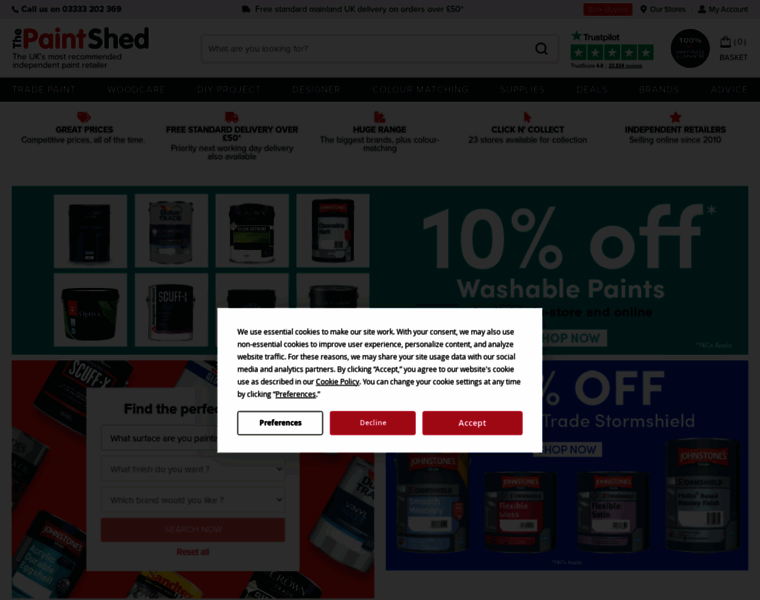 Thepaintshed.com thumbnail