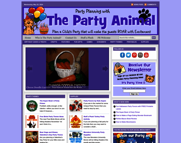 Thepartyanimal-blog.org thumbnail