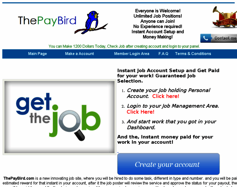 Thepaybird.com thumbnail