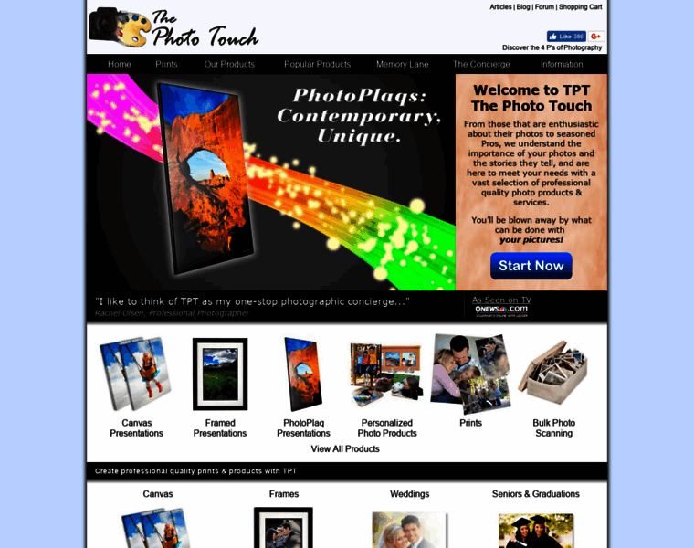 Thephototouch.com thumbnail