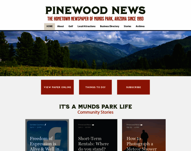 Thepinewoodnews.com thumbnail