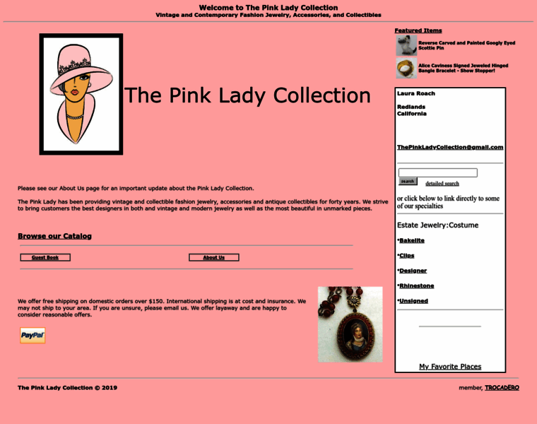 Thepinkladycollection.com thumbnail