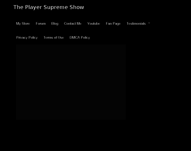 Theplayersupremeshow.info thumbnail
