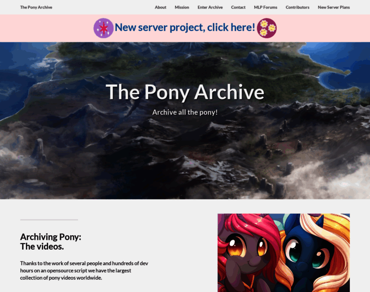 Theponyarchive.com thumbnail