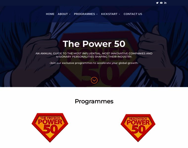 Thepower50.com thumbnail