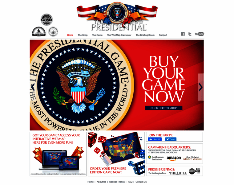Thepresidentialgame.com thumbnail
