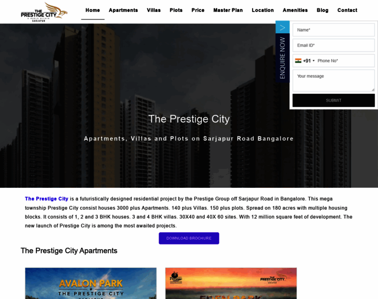 Theprestigecity.gen.in thumbnail Theprestigecity.gen.in thumbnail