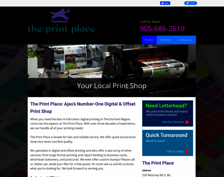Theprintplace.info thumbnail