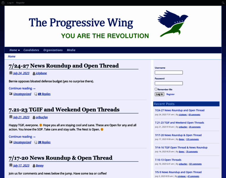 Theprogressivewing.com thumbnail