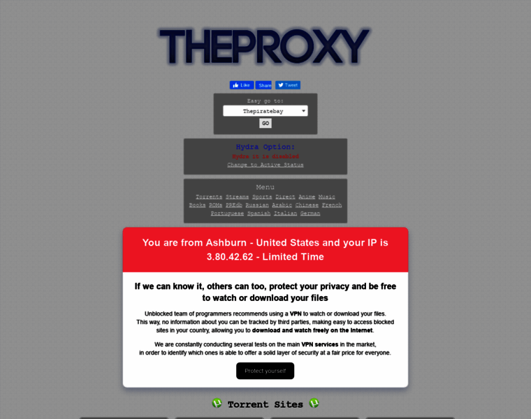 Theproxy.biz thumbnail