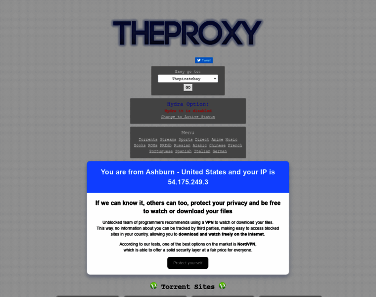 Theproxy.ws thumbnail