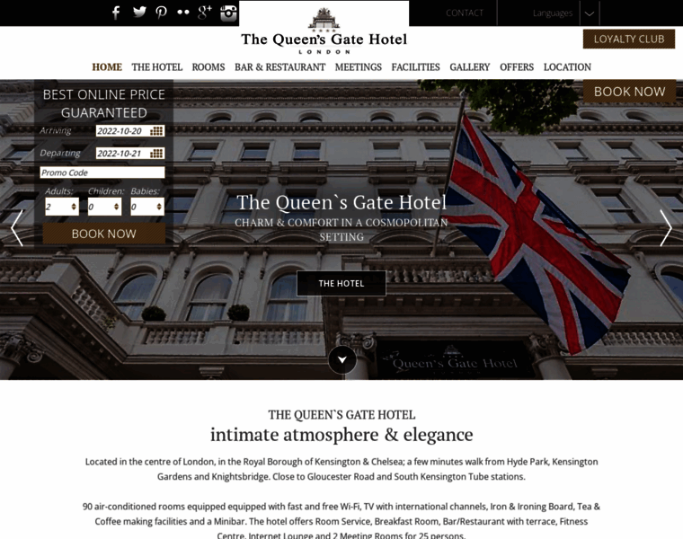 Thequeensgatehotel.com thumbnail