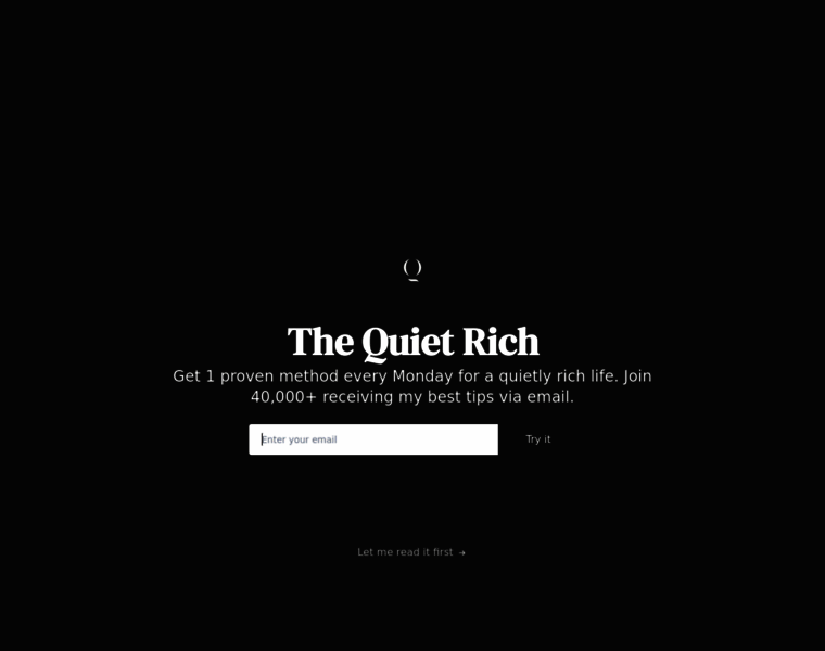 Thequietrich.co thumbnail