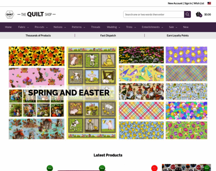 Thequiltshop.co.uk thumbnail