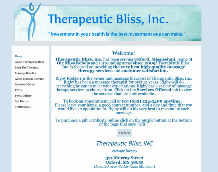 Therapeuticbliss.com thumbnail