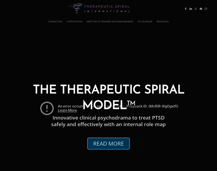 Therapeuticspiralmodel.com thumbnail