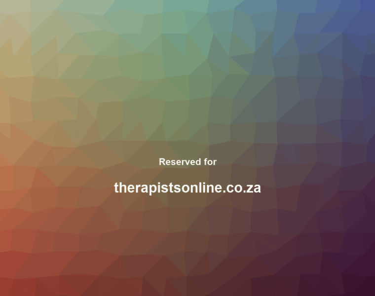 Therapistsonline.co.za thumbnail