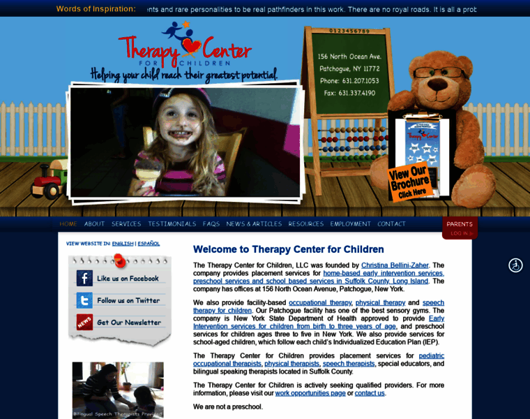 Therapycenterforchildren.com thumbnail