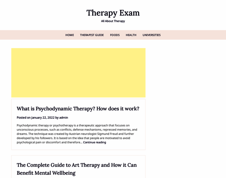 Therapyexam.com thumbnail