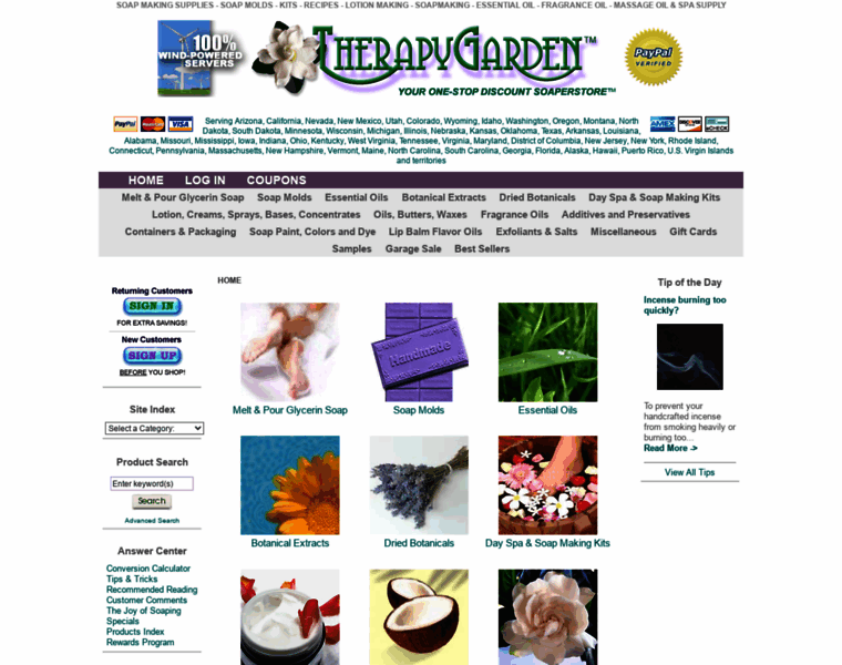 Therapygarden.com thumbnail