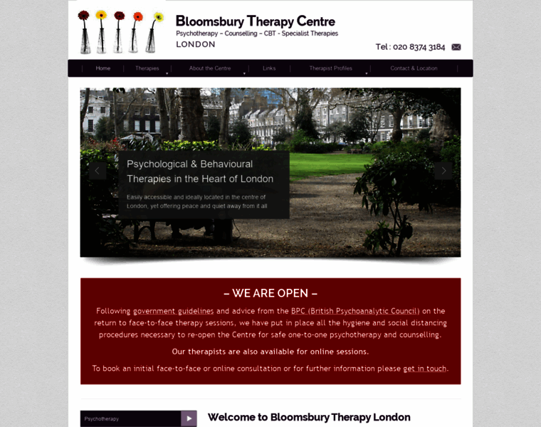 Therapylondon.co.uk thumbnail