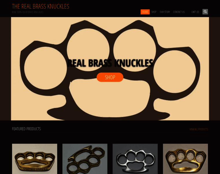 Therealbrassknuckles.com thumbnail