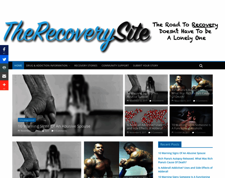 Therecoverysite.me thumbnail