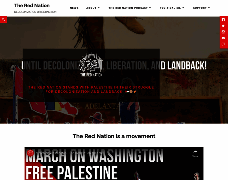 Therednation.org thumbnail