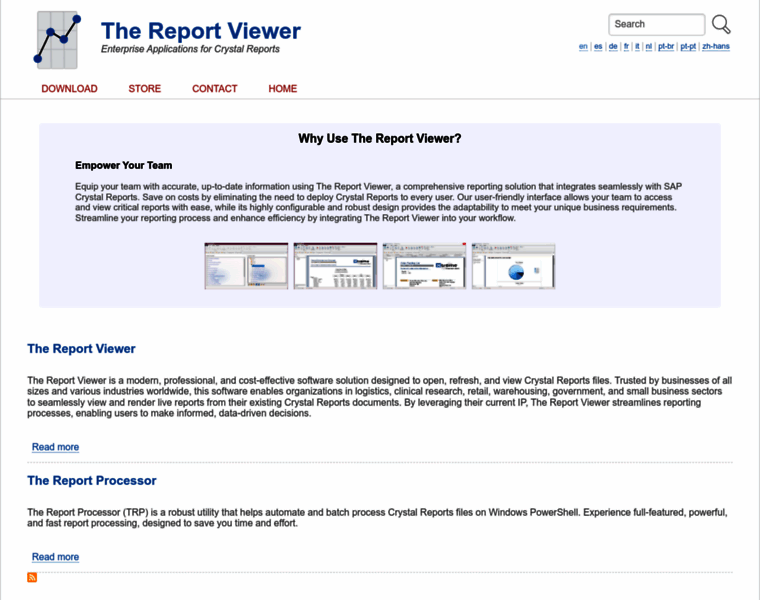 Thereportviewer.com thumbnail