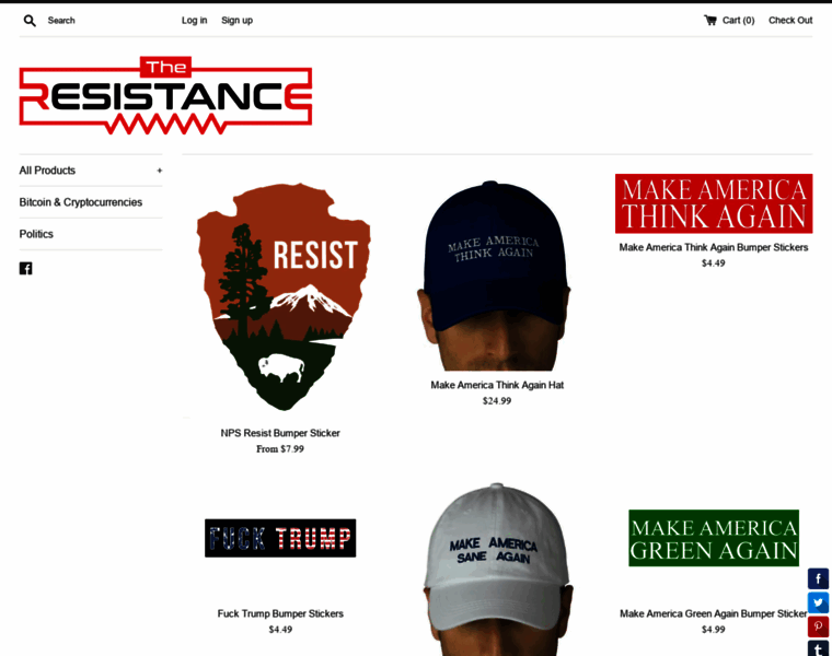 Theresistance.store thumbnail