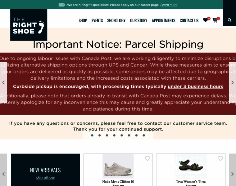 Therightshoe.ca thumbnail Therightshoe.ca thumbnail