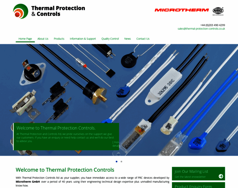 Thermal-protection-controls.com thumbnail