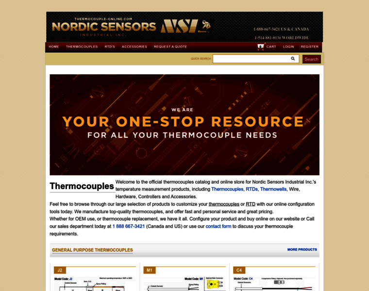 Thermocouple-online.com thumbnail