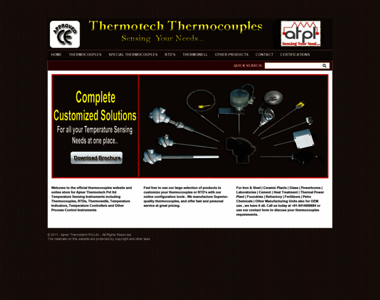Thermocouplesindia.in thumbnail
