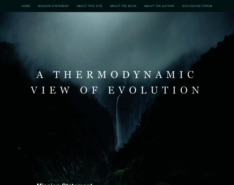 Thermodynamic-evolution.org thumbnail