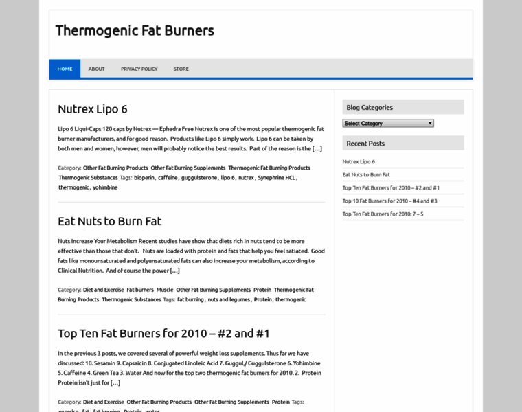 Thermogenicfatburners.com thumbnail