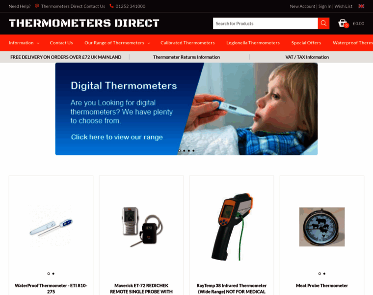 Thermometersdirect.co.uk thumbnail